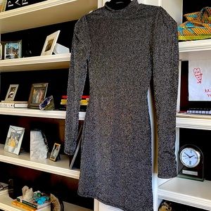 BCBGeneration Black and Silver Dress Size